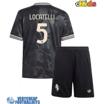 Juventus Manuel Locatelli #5 Replica Third Minikit 2025-26 Short Sleeve (+ pants)